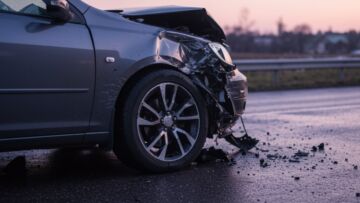 Tragiczny wypadek pod Toruniem: Kierowca osobówki ginie w czołowym zderzeniu z ciężarówką