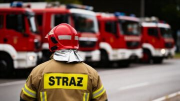 Ekstremalne wyzwanie w sercu Warszawy: Toruński strażak na szczycie Skylinera