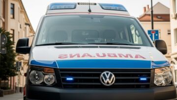 Policjanci szkolą się w ratownictwie wodnym na zamarzniętym jeziorze Gopło